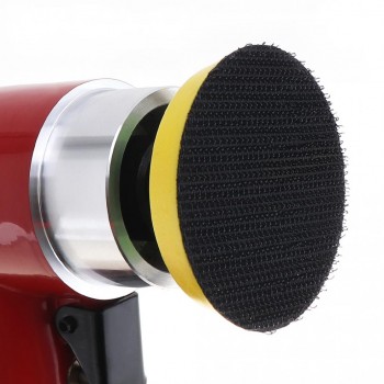 TORO-943A 2 Inch Straight Heart High-speed Mini Pneumatic Sanding Machine with Push Switch and Sanding Pad for Polishing