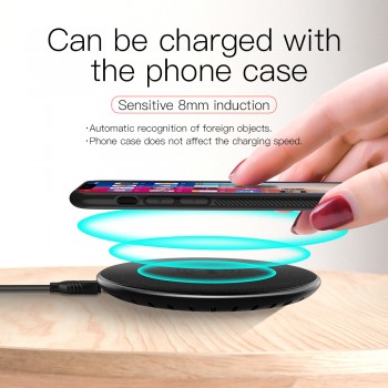 HOCO Qi Wireless Charger 5V2A Desktop Wireless Charging Pad For iPhone XR Xs Max X 8 8 Plus for mi mix 2s Samsung Galaxy S9 S8