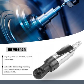 Square Drive Straight Shank Pneumatic Air Ratchet Wrench Professional Tool 1/4 3/8