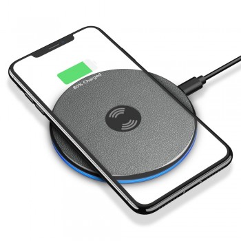 FLOVEME Qi Wireless Charger For iPhone X Xs Max Xr 8 Plus 9mm Ultra Thin Wireless Charging Pad For Samsung S8 S10 S9 Plus Note 9