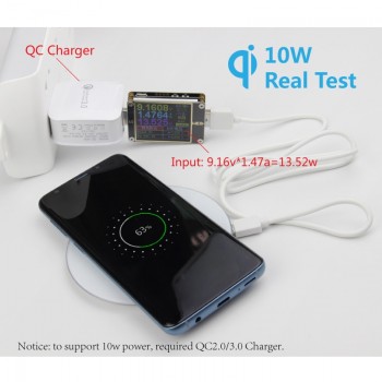 10w Qi wireless Charger Pad Apple 7.5w Fast Wireless Charger 9v Quick Charge Wireless Board for iPhone 8 X XS XR Samsung Huawei