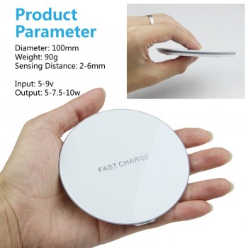 10w Qi wireless Charger Pad Apple 7.5w Fast Wireless Charger 9v Quick Charge Wireless Board for iPhone 8 X XS XR Samsung Huawei