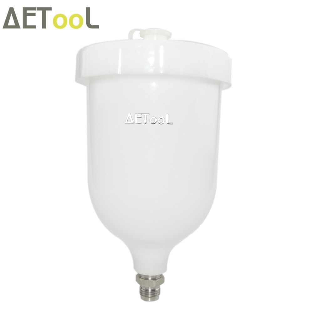 AETool Professional 600ML Plastic Paint Pot For Devilbiss GFG Spray Gun Hopper For Devilbiss TT Spray Gun Pistola Accessories