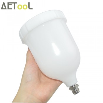 AETool Professional 600ML Plastic Paint Pot For Devilbiss GFG Spray Gun Hopper For Devilbiss TT Spray Gun Pistola Accessories