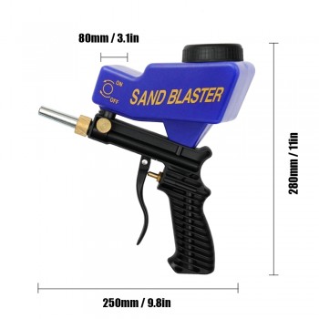 Anti rust Protection sand blaster machine Save unnecessary surface Material Adjust sandblast flows change nozzles Spray Gun