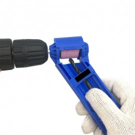 2-12.5mm Portable Drill Bit Sharpener Corundum Grinding Wheel Portable Powered Tool for Drill Polishing Wheel Drill Bit Sharpene