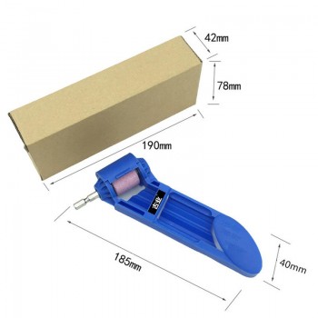 2-12.5mm Portable Drill Bit Sharpener Corundum Grinding Wheel Portable Powered Tool for Drill Polishing Wheel Drill Bit Sharpene