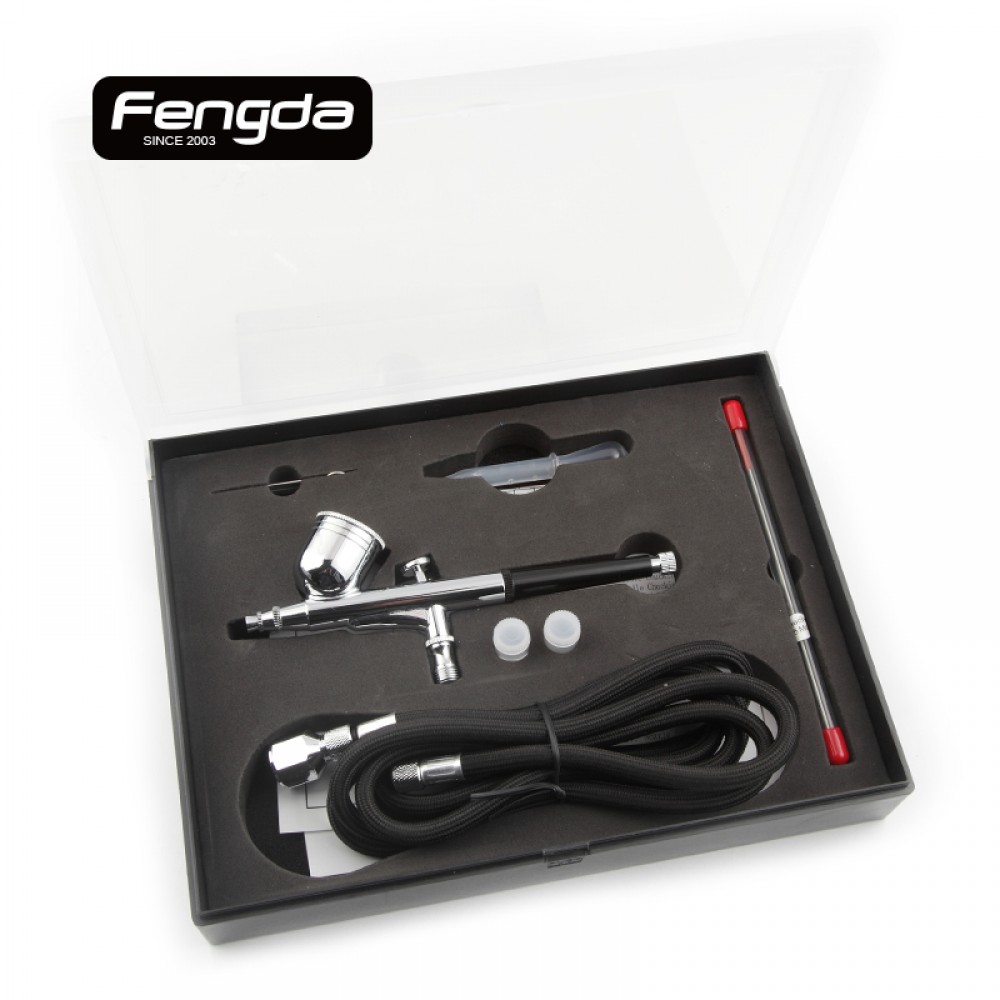 free shipping FENGDA BD-130K double action airbrush spray gun face body painting tattoo hand tools gravity type