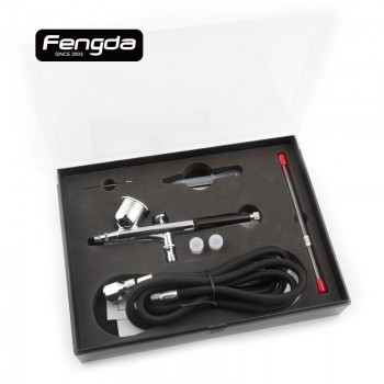 free shipping FENGDA BD-130K double action airbrush spray gun face body painting tattoo hand tools gravity type