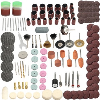 142pcs/Set Electric Grinder Rotary Tool Accessory Bit Set For Dremel Grinding Sanding Polishing Disc Wheel Tip Cutter Drill Disc