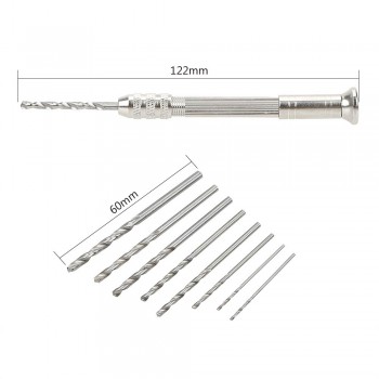 DIYWORK Hand Twist Drill Woodworking DIY Tools Drill Alloy Steel Puncher Hand Tool Manual Drilling Drill