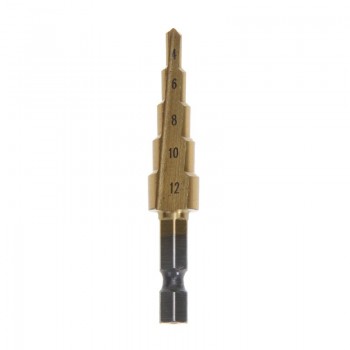Hole Cutter 4-12mm Cone Step Drill Hole Tools Countersink Drill Bit Power Tools Step Drill Bit for Metal Tools Set