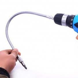 Adeeing 400mm Flexible Shaft Tool Metal Drill Screwdriver Bit Holder Connect Link Multitul Hex Shank Extension Snake Bit
