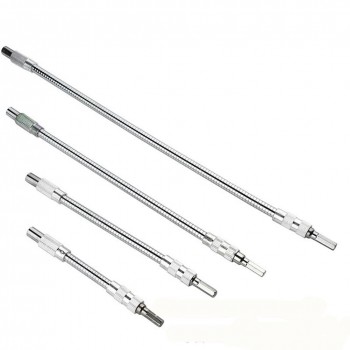 Adeeing 400mm Flexible Shaft Tool Metal Drill Screwdriver Bit Holder Connect Link Multitul Hex Shank Extension Snake Bit