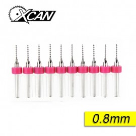 0.8mm 10pcs/lot Carbide Micro Drill Bits CNC PCB Drill Bit Set