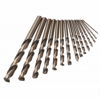 15pcs Cobalt Drill Bits For Metal Wood Working M35 HSS Steel Straight Shank 1.5-10mm Twist Drill Bit Power Tools Mayitr