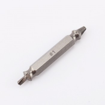 4pcs/Set Drill Out Damaged Screw Extractor Out Remover Handymen Broken Bolt Stud Removal Tool Kit  #1 #2 #3 #4 With Case