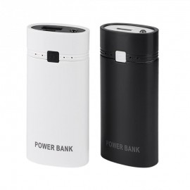 DIY 2 * 18650 Battery Portable Power Bank Case Charger Box USB Interface
