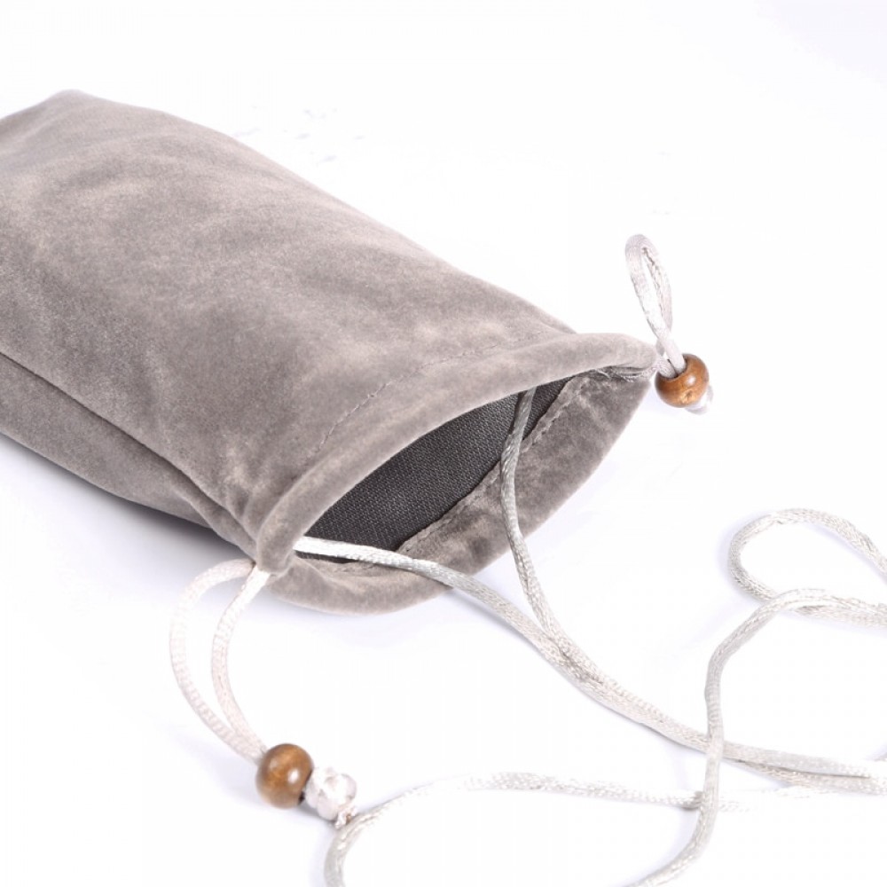 6.3 Inch Power Bank Bags 100% Cotton with Neck Strap Sleeve Phone Pouch Bag for USB Charger/USB Cable/Power Bank/Phone