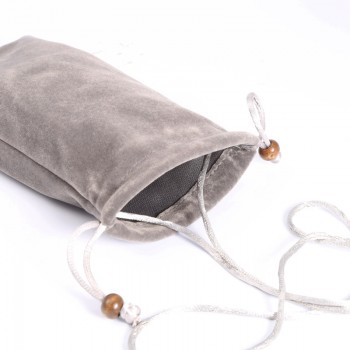 6.3 Inch Power Bank Bags 100% Cotton with Neck Strap Sleeve Phone Pouch Bag for USB Charger/USB Cable/Power Bank/Phone