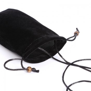 6.3 Inch Power Bank Bags 100% Cotton with Neck Strap Sleeve Phone Pouch Bag for USB Charger/USB Cable/Power Bank/Phone