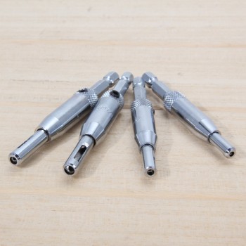 4pcs/Set HSS Self Centering Hinge Center Hexagon Drill Bits Door Cabinet Woodworking Positioning Hole Puncher 2/2.8/3.5/4.5mm