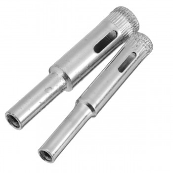 5pcs Diamond Coated Hole Saw Marble Cutter Drill Bits Tool Set For Tile Glass 5/6/8/10/12mm