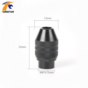 1pc keyless drill chuck for dremel Rotary Tools dremel Accessories 0.5-3.2mm mini drill chucks adapter for flexible drill shaft