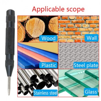 Automatic Center Punch Drill Center Punch Drill Bit Tools Break Device Positioner Semi Automatic Window Breaking Device #F#35TY0