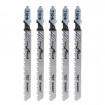 5Pcs/Set T101B HCS 100mm Jigsaw Blade Clean for Wood T-Shank Jig Saw Blades W315