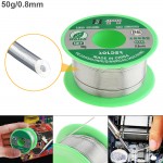 0.5/0.6/0.8mm 50g 99.7% Sn 0.3% Cu Lead-free Rosin Core Solder Wire with Flux and Low Melting Point for Electric Soldering Iron