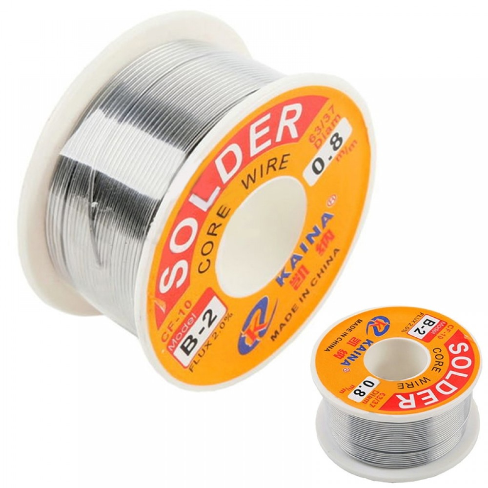 High Quality 63/37 Rosin Core Solder Wire Flux 2% Tin Lead Solder Iron Welding Wire Reel 0.5mm-2.0mm 50g/100g