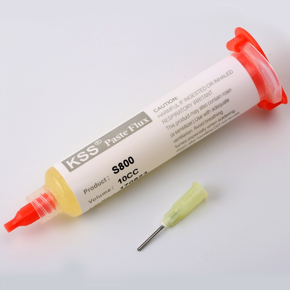 KSS S800 10CC Solder paste Flux soldering paste Solder paste Flux for soldering fluxo de soldagem smd bga Dispensing needle Flux