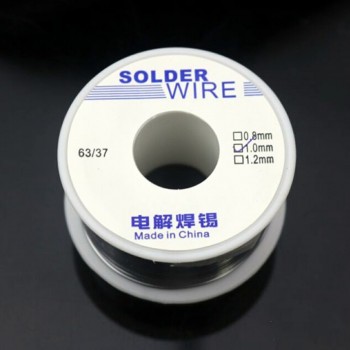 Industrial Solder Wire 63/37 50g 1.0mm/0.8mm 2.0-2.3 % Flux Rosin Core Weldring Tin Lead