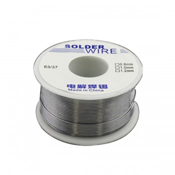Industrial Solder Wire 63/37 50g 1.0mm/0.8mm 2.0-2.3 % Flux Rosin Core Weldring Tin Lead