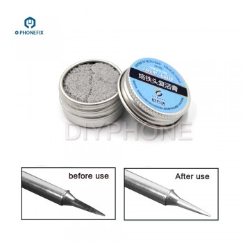 PHONEFIX Electrical Soldering Iron Tip Refresher solder Cream Clean Paste for Oxide Solder Iron Tip Head Resurrection