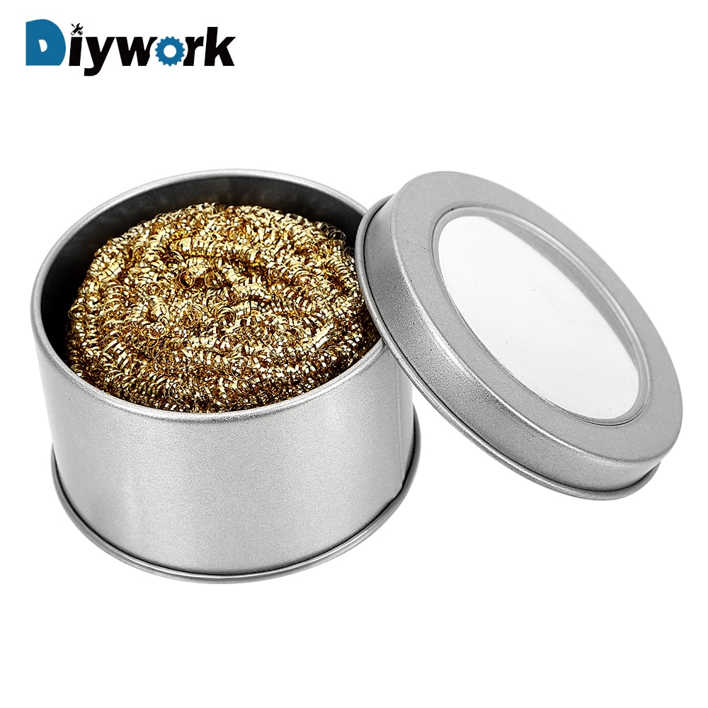 DIYWORK Welding Cleaning Ball Wiping Auxiliary Tool Welding Soldering Iron Tip Cleaner Mechanical Accessories Copper Wire Mould