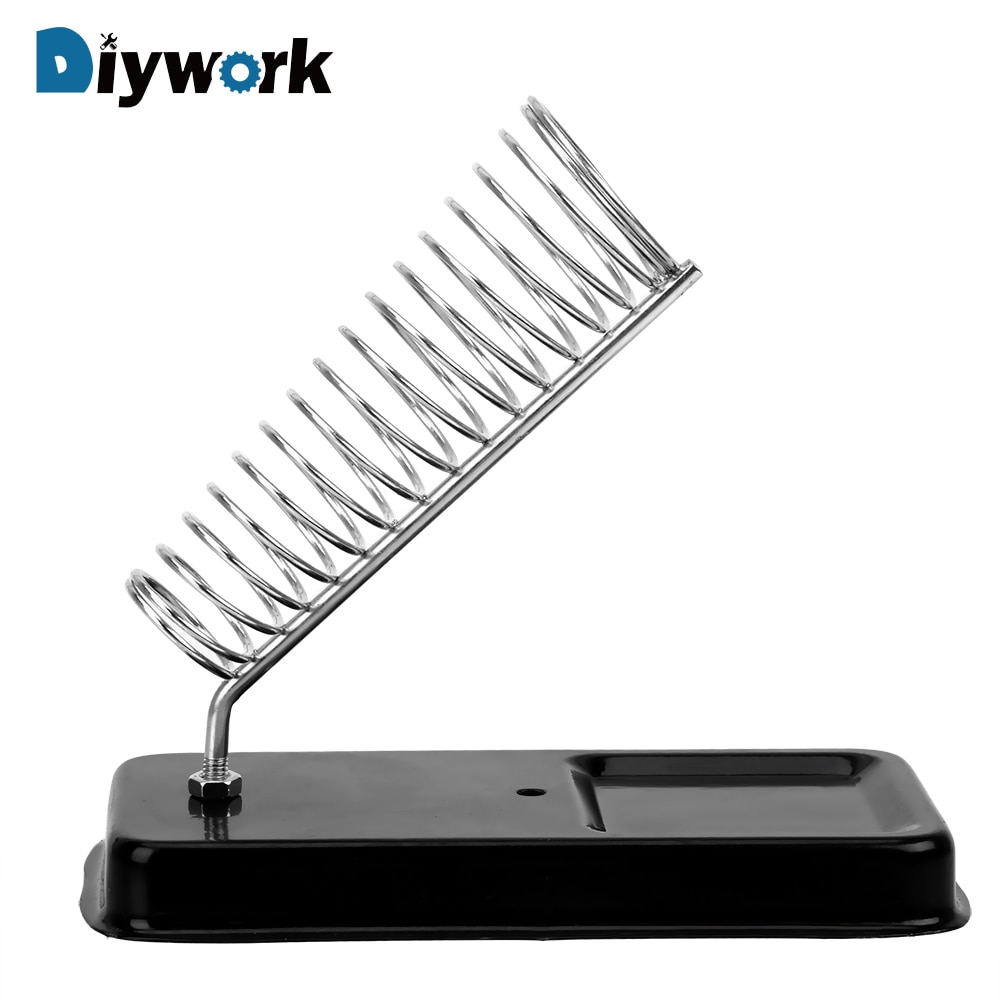 DIYWORK Generic Electric Soldering Iron Stand Holder Soldering Iron Frame Metal Support Station High Temperature Resistance
