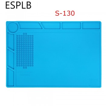 Insulation Pad Heat-Resistant Soldering Station Silicon Soldering Mat Work Pad Desk Platform for BGA Soldering Repair Station