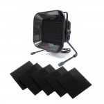 220V 30W 493 Solder Smoke Absorber + 5 pcs Sponges Activated Carbon Professional ESD Fume Extractor Air Filter Fume Extractor