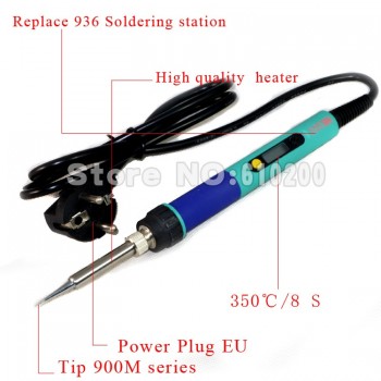 CXG 936d LCD Adjustable temperature Digital Electric Soldering station EU plug Replace HAKKO 936 Soldering station