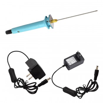 10cm Hot Wire Foam Cutter Pen Electric Styrofoam Cutter Tool Polystyrene Knife Floral Foam Engraving Pen Plastic Textured Hand