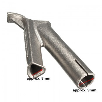 8mm Triangular Speed Welding Nozzle Triangular Welding Tip for Plastic Welding Polypropylene Polythene