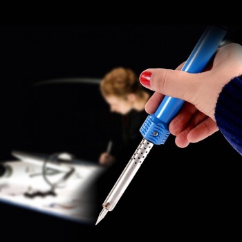 60W 110V / 220V External Heating Electric Soldering Iron Pen Mini Portable Handle Welding Pen EU / US Plug for Electronics Work