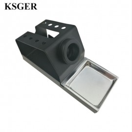 KSGER DIY Soldering Iron Station Stand T12 Holder Welding Iron Tips STC STM32 Metal Handle Aluminum Alloy Tools Welding Repair