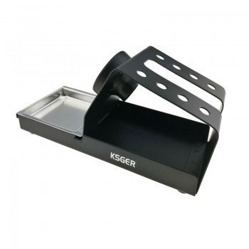 KSGER DIY Soldering Iron Station Stand T12 Holder Welding Iron Tips STC STM32 Metal Handle Aluminum Alloy Tools Welding Repair