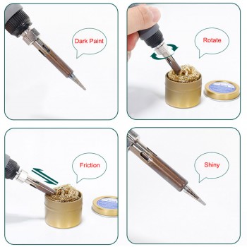 60W Electric Soldering Iron Kit Soldering Set tip Cleaner Solder Paste 220V 110V Adjustable Temperature soldering iron 5pcs tips