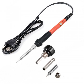 60W Electric Soldering Iron Kit Soldering Set tip Cleaner Solder Paste 220V 110V Adjustable Temperature soldering iron 5pcs tips