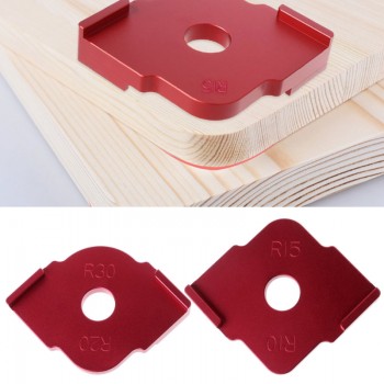 2 Pcs Wood Panel Radius Quick-Jig Router Table Bits Jig Corner Templates Kit
