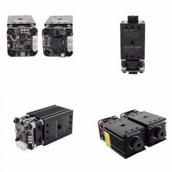Real power 500/1000/1600/2500/5500/7000mw 405/445NM 12v laser module laser engraving diode ttl pwm control hx2p port + goggles